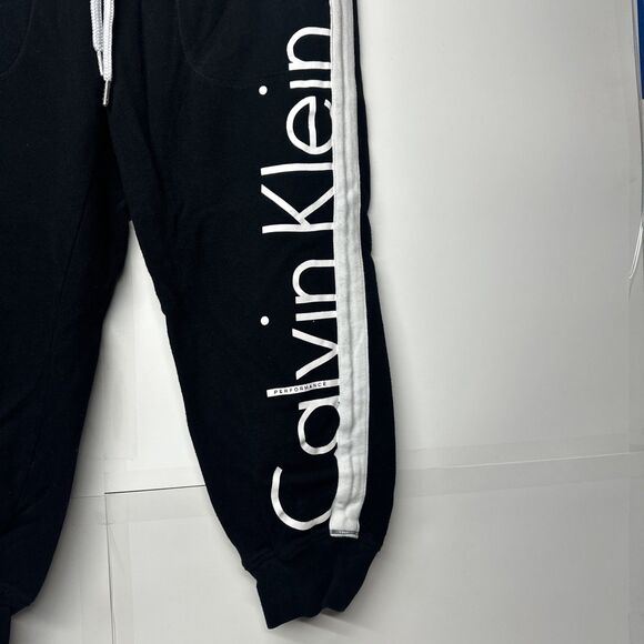 Calvin Klein Women's Sweatpants Size Small Black Joggers 33" Waist - Picture 3 of 9